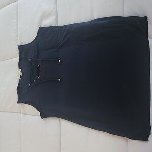 Michael Kors navy blue swim cover up.